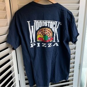 Men’s Woodstock’s Pizza T-shirt Size L UCSB Isla Vista